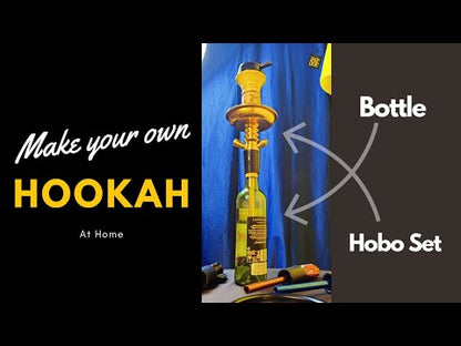 और होबो हुक्का (किसी भी बोतल पर फिट) - नीला