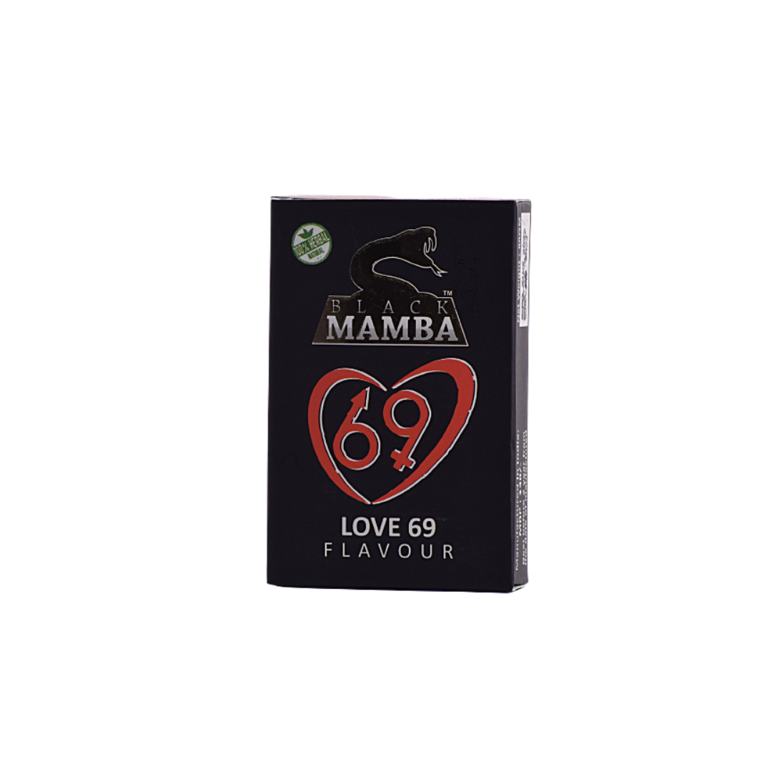 black mamba hookah herbal flavor love 69