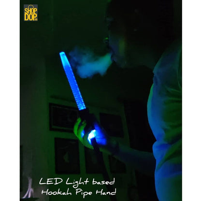 LED Light Base Hookah Pipe Handle - shopdop.in