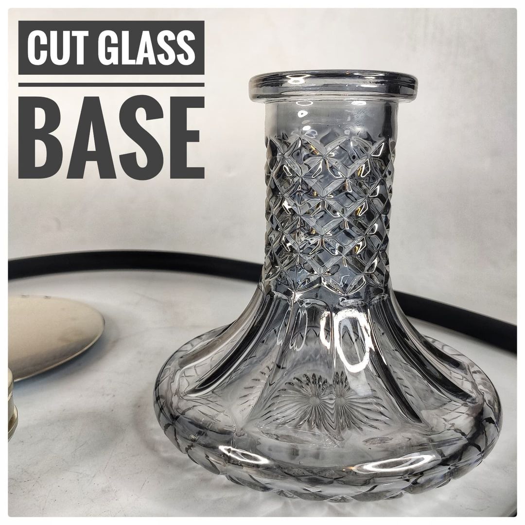 WD LS-1 Hookah Cut Design Glass Base